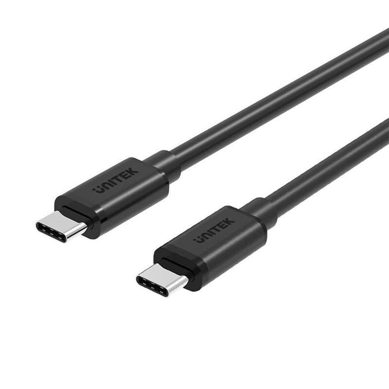 Câble USB C Unitek Y-C477BK Noir 1 m - Image 1