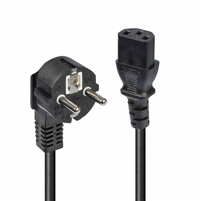 Lindy 30336 câble électrique Noir 3 m CEE7/7 Coupleur C13 - Image 1