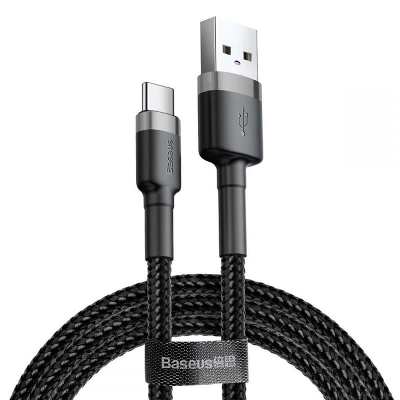 Câble USB A vers USB C Baseus CATKLF-CG1 Gris 2 m - Image 1