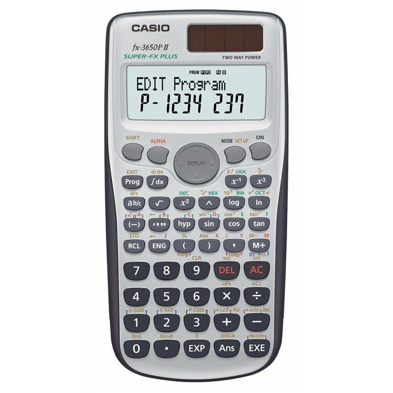 Calculatrice Casio FX-3650PII-W-EH Blanc - Image 1