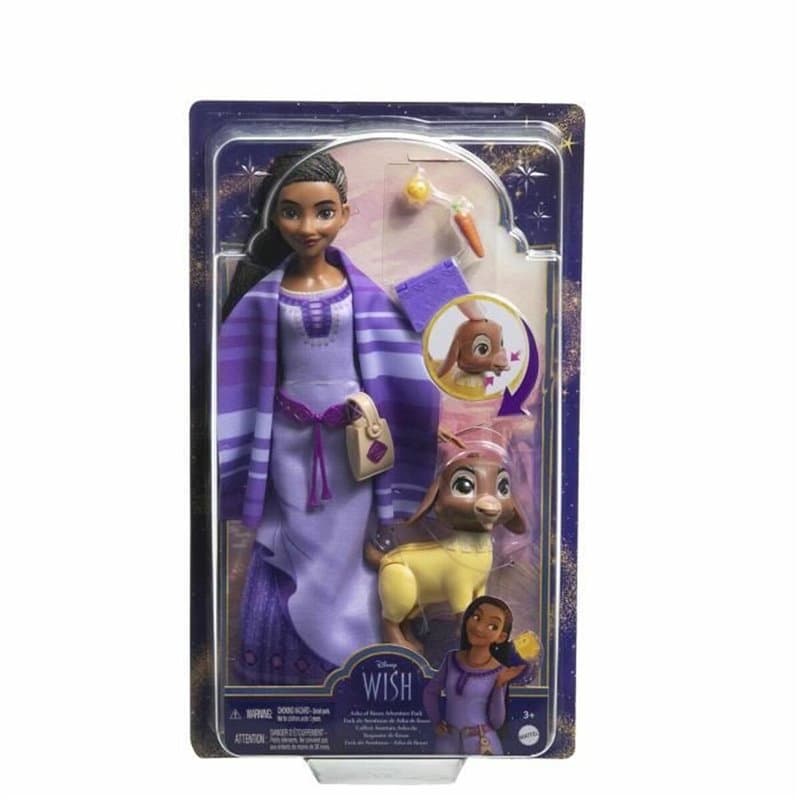 Disney Wish Asha of Rosas Adventure Pack Fashion Doll - Image 1