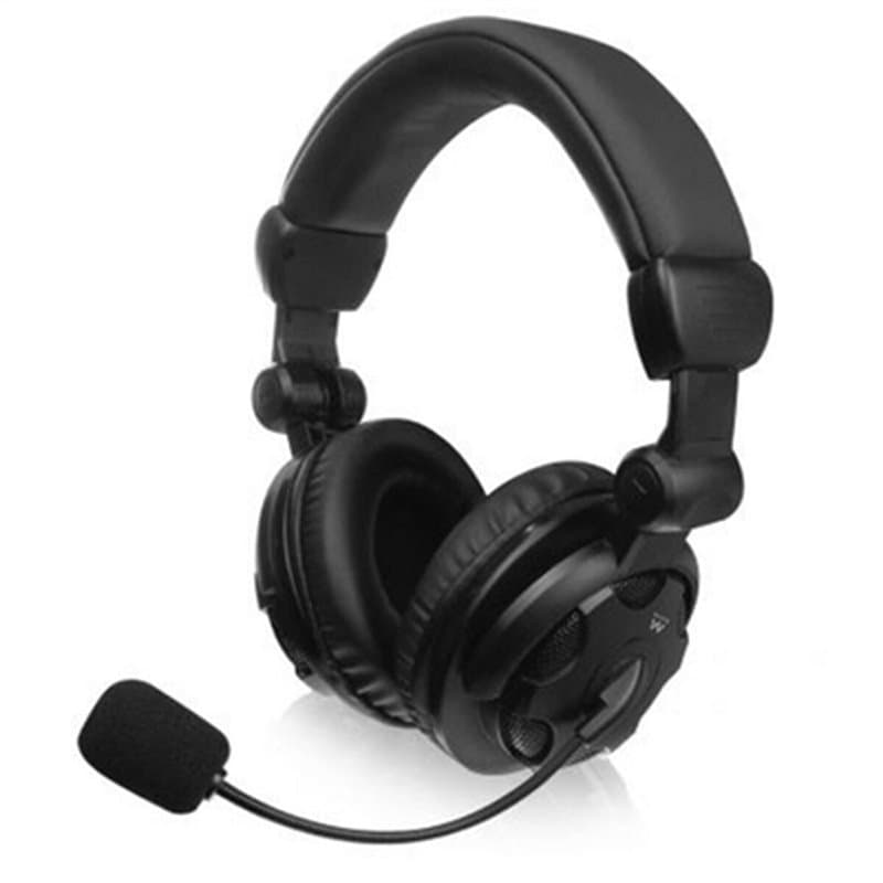 Ewent EW3564 écouteur/casque Avec fil Arceau Appels/Musique Noir - Image 1