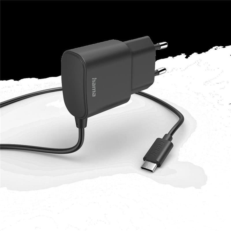 Hama 00201618 chargeur d'appareils mobiles Téléphone portable, Smartphone Noir Secteur Intérieure - Image 1