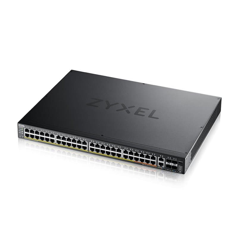 Zyxel XGS2220-54HP Géré L3 Gigabit Ethernet (10/100/1000) Connexion Ethernet, supportant l'alimentation via ce port (PoE) - Image 1