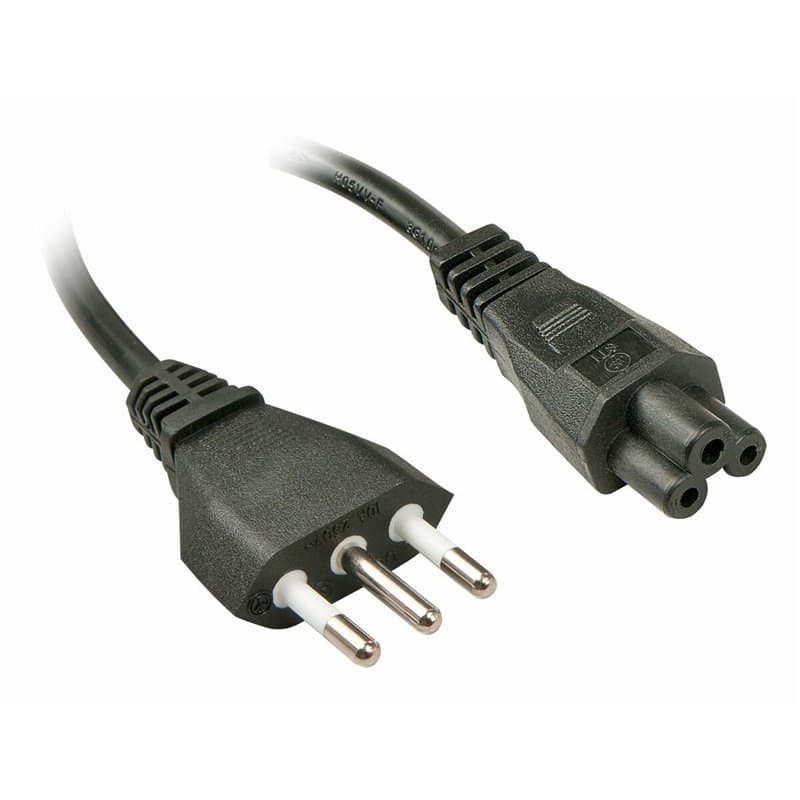 Lindy 2m, CEI23-16-VII - IEC 320 C5 Noir Coupleur C5 - Image 1