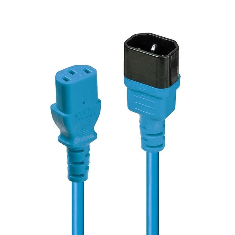 Lindy 30470 câble électrique Bleu 0,5 m Coupleur C14 Coupleur C13 - Image 1