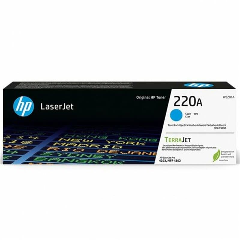 HP Toner LaserJet cyan authentique 220A - Image 1