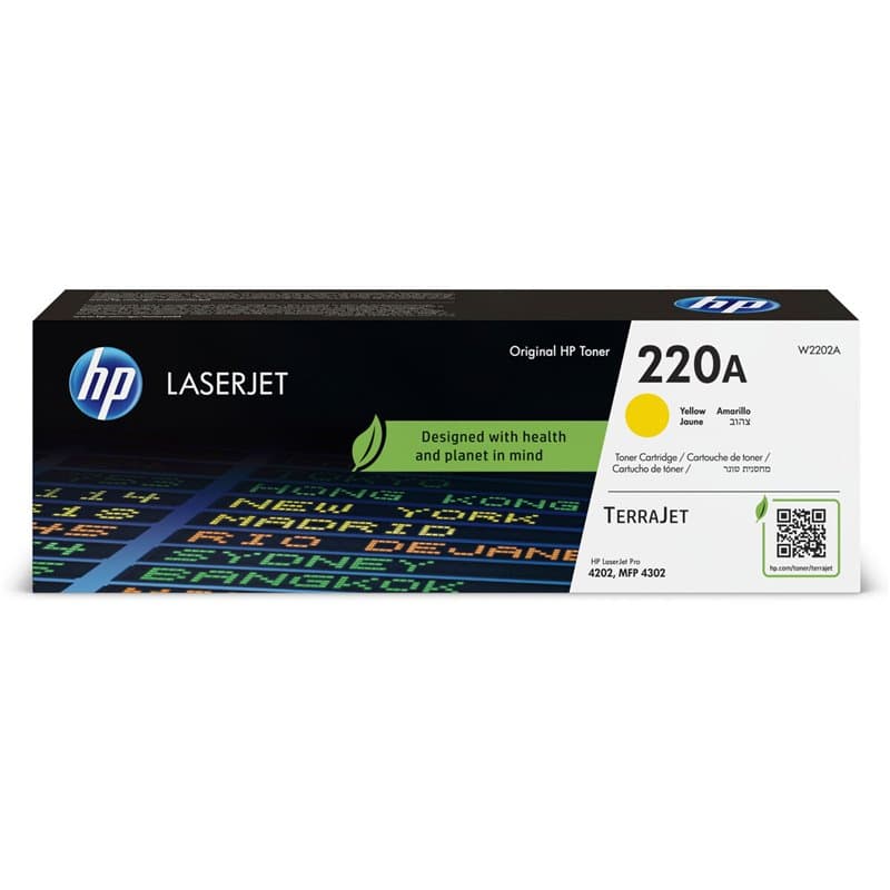 HP Toner LaserJet jaune authentique 220A - Image 1