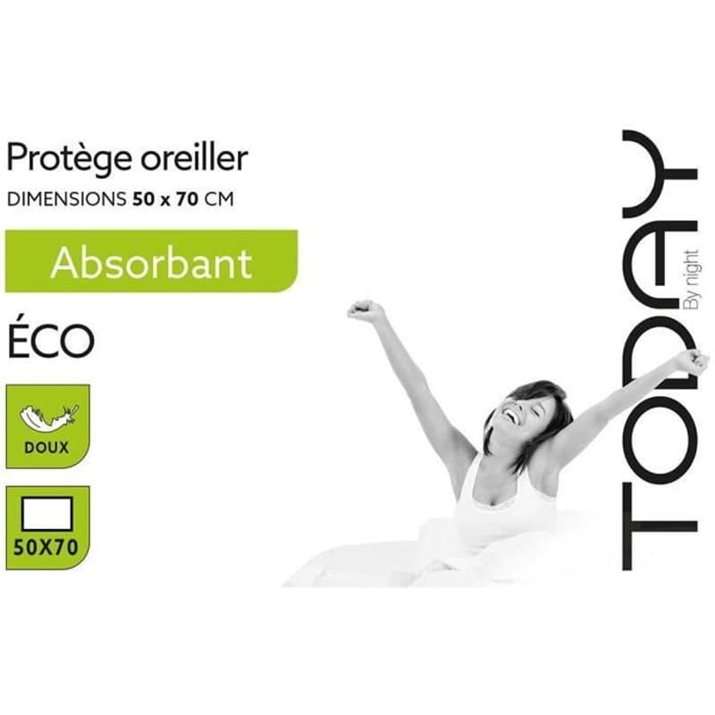 Protège-Oreiller TODAY Eco 50 x 70 cm - Image 1