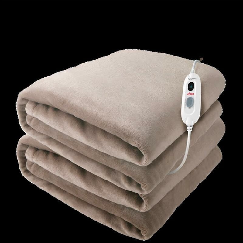 Couverture Chauffante UFESA SOFTY PLUS Beige - Image 1
