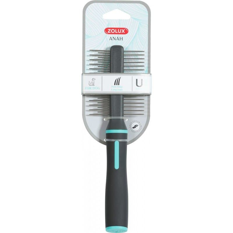 Brosse à Cheveux Zolux 470827 Noir Acier Plastique Chien - Image 1
