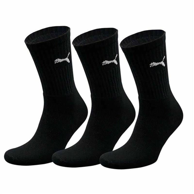 Chaussettes de Sport Puma SPORT (3 paires) Noir Homme Unisexe - Image 1