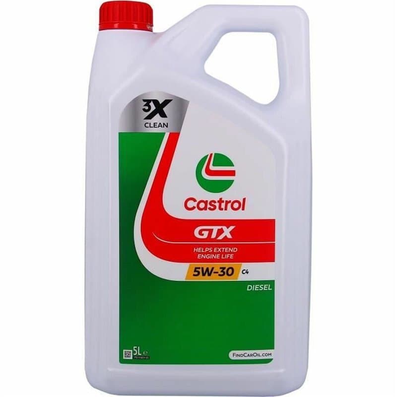 Huile de moteur Castrol GTX Diesel 5W30 C4 5 L - Image 1