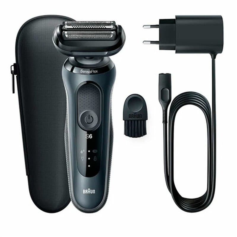 Braun Series 6 61-N1000s Rasoir à grille Noir, Gris - Image 1