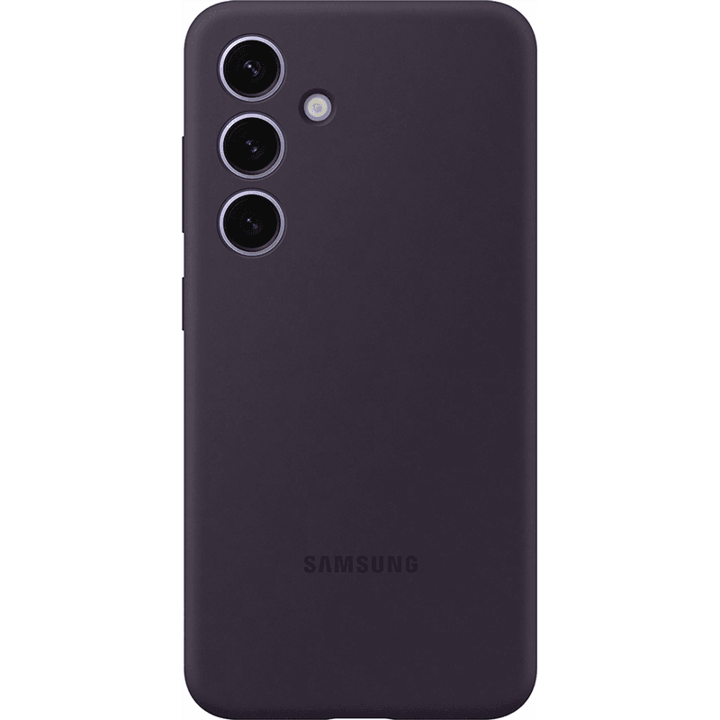 Coque Silicone Violet Foncé pour Samsung G S24 Samsung - Image 1