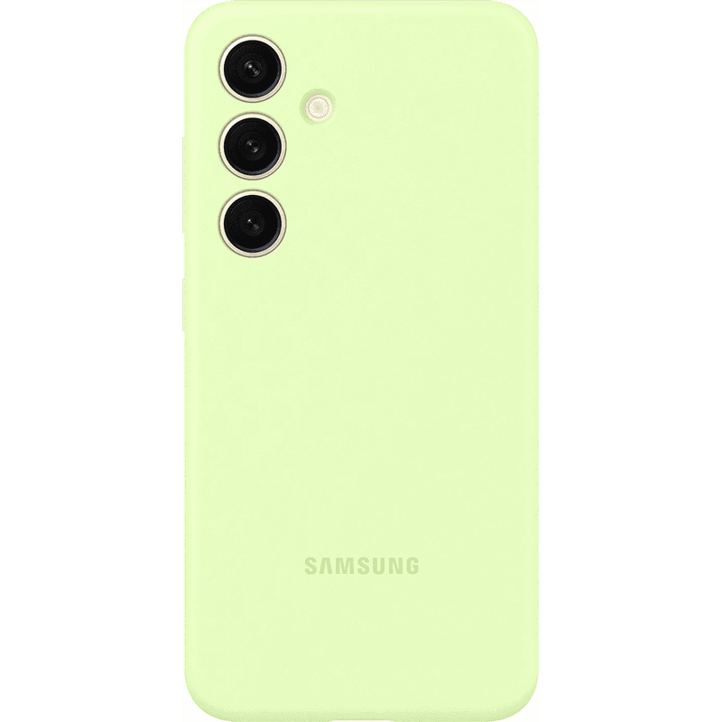 Coque Silicone Vert Clair pour Samsung G S24 Samsung - Image 1