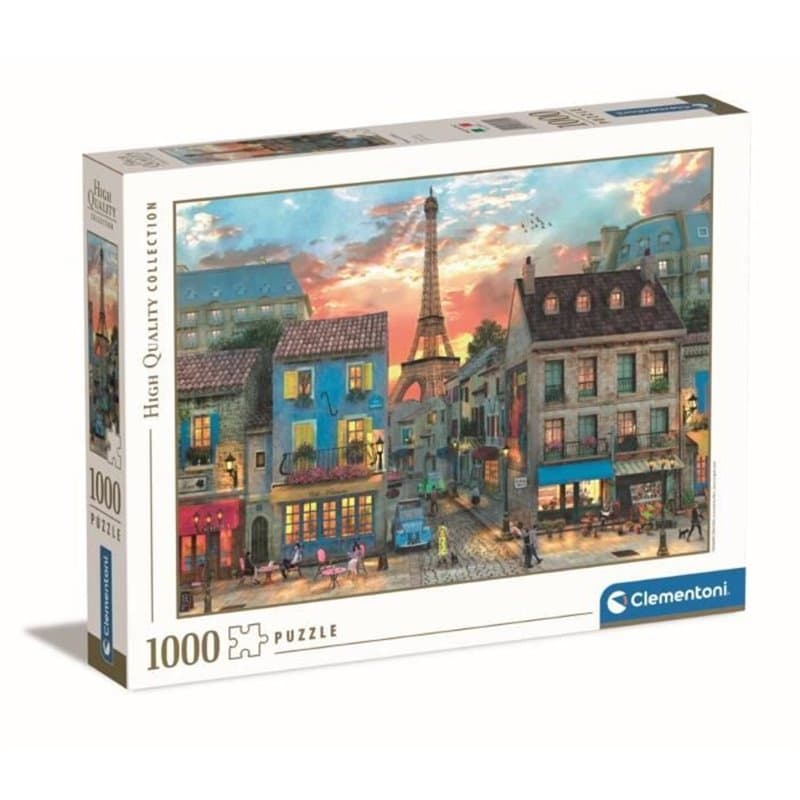 Puzzle Clementoni Rues de Paris 1000 Pièces - Image 1