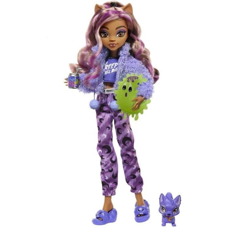 Monster High Creepover Party Coffret Soirée Pyjama Clawdeen Wolf - Image 1