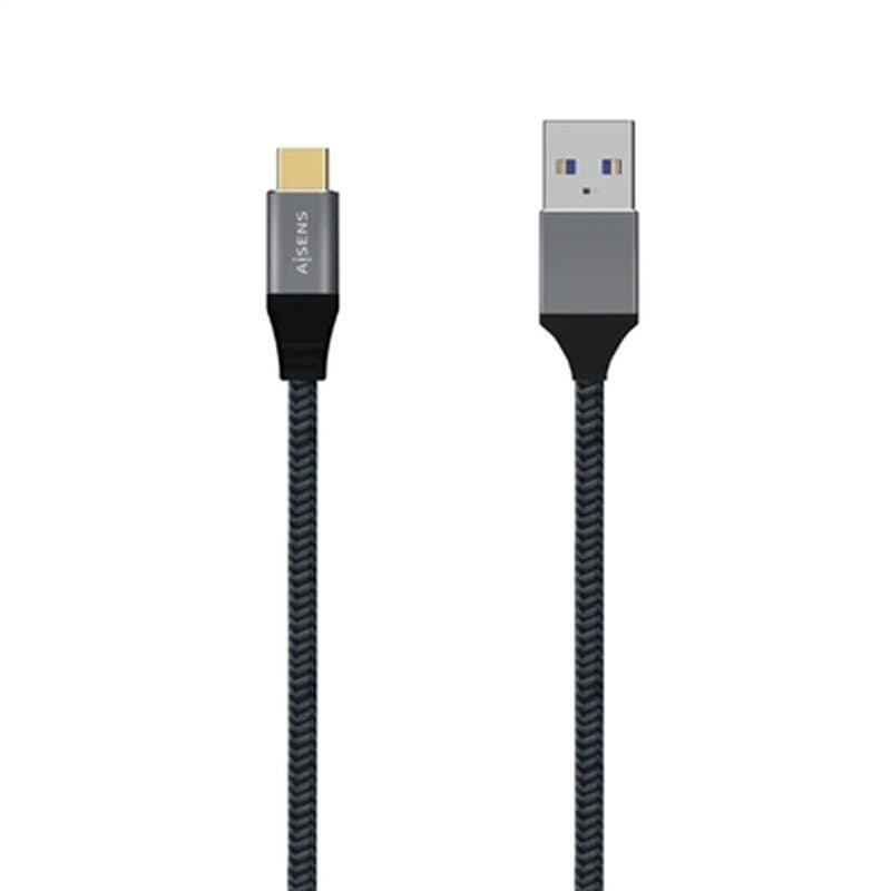 Aisens A107-0631 câble USB 1 m USB 3.2 Gen 2 (3.1 Gen 2) USB C USB A Gris - Image 1