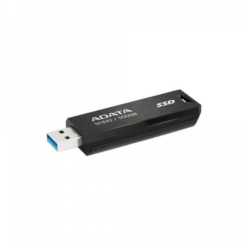 Disque Dur Externe Adata SC610-500G-CBK SSD 500 GB SSD - Image 1