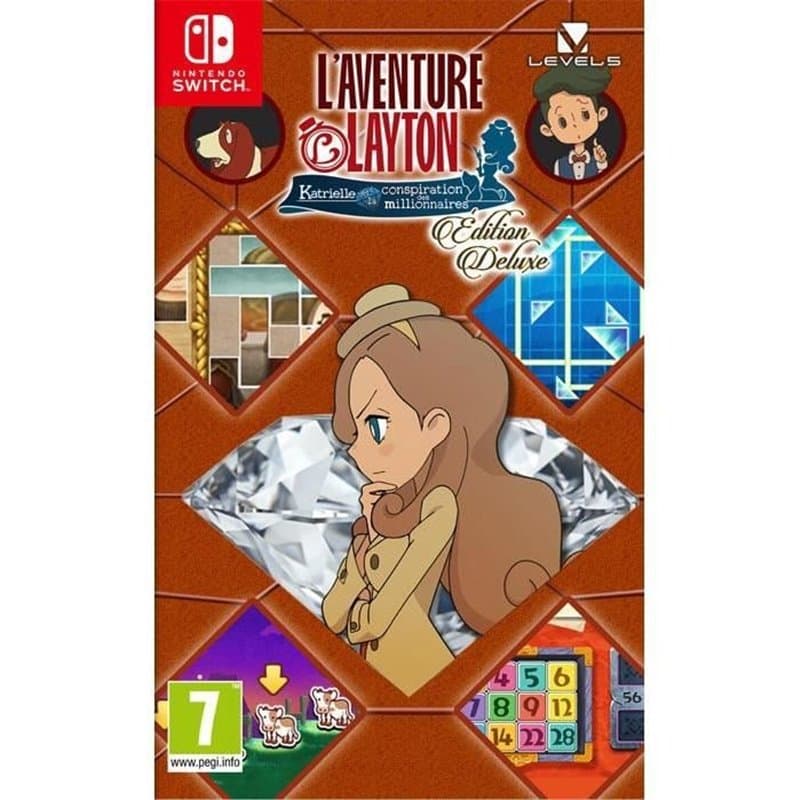 Nintendo LAYTONS MYSTERY JOURNEY: Katrielle and the Millionaires Conspiracy - Deluxe Edition Anglais, Français Nintendo Switch - Image 1
