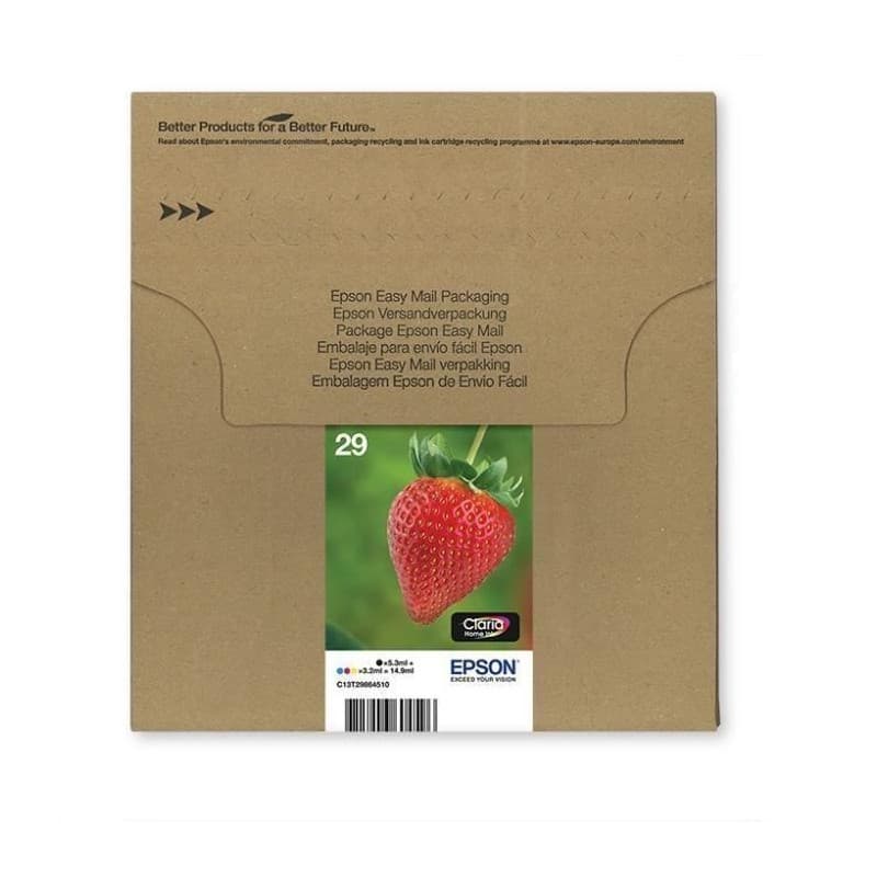 Epson Multipack EasyMail T2986 - Fraise - Noir, Cyan, Jaune, Magenta (C13T29864511) - Image 1