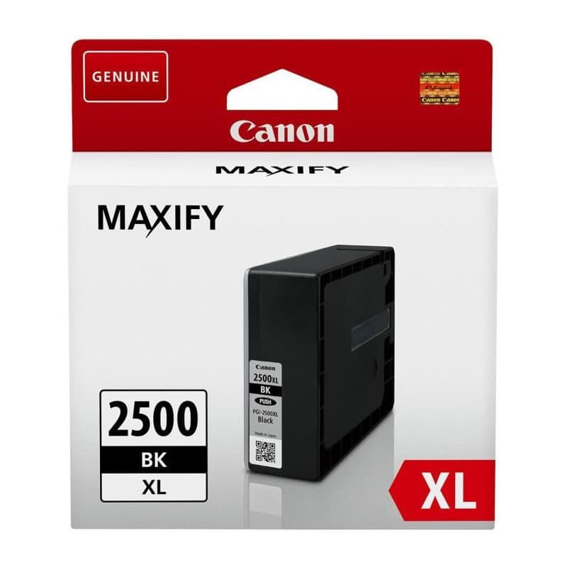 Cartouche d'encre PGI-2500 XL grande capacité Noir - Canon - MAXIFY MB5350, MB5050, iB4050, MB2350, MB2050 - Image 1