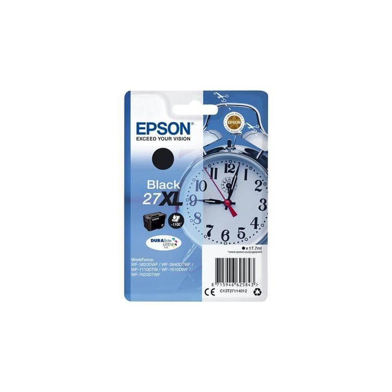 Epson Cartouche d'encre T2711 XL Noir - Réveil (C13T27114012) - Image 1
