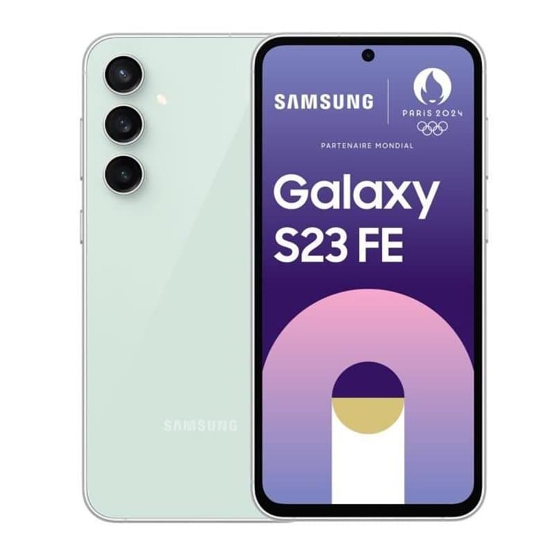 Samsung Galaxy S23 FE SM-S711B 16,3 cm (6.4") Double SIM 5G USB Type-C 8 Go 256 Go 4500 mAh Couleur menthe" - Image 1