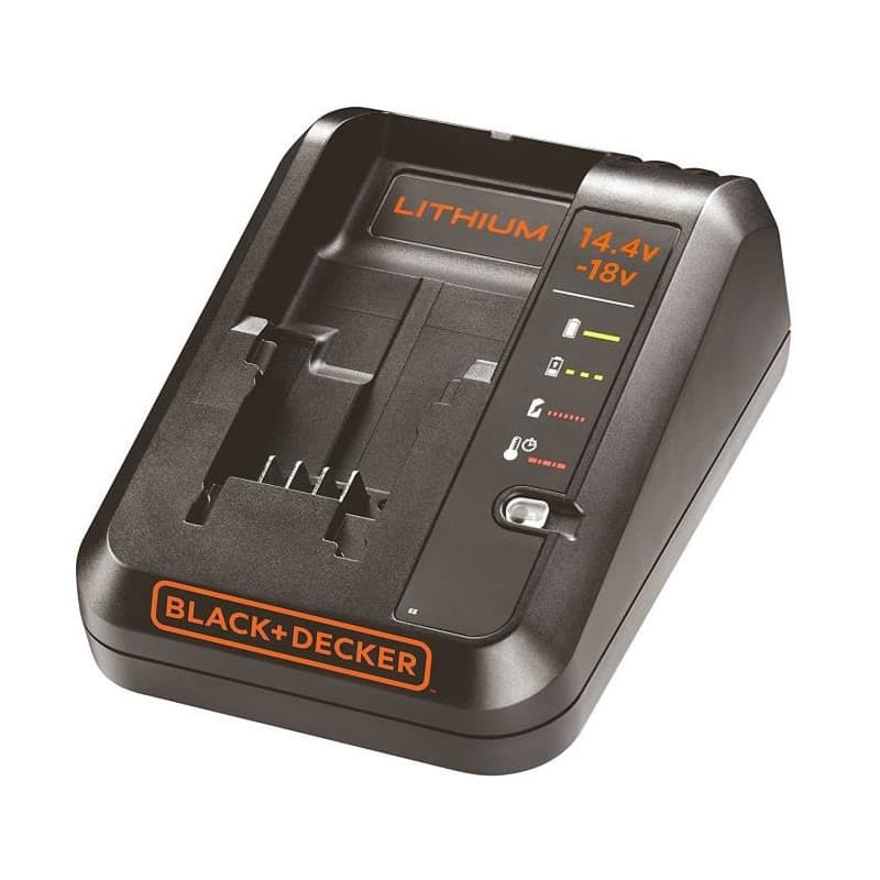 Chargeur de batterie Black+Decker BDC1A-QW pour batteries Lithium 14,4V et 18V - Image 1
