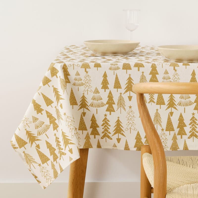 Nappe enduite antitache Belum Christmas Multicouleur 150 x 150 cm - Image 1