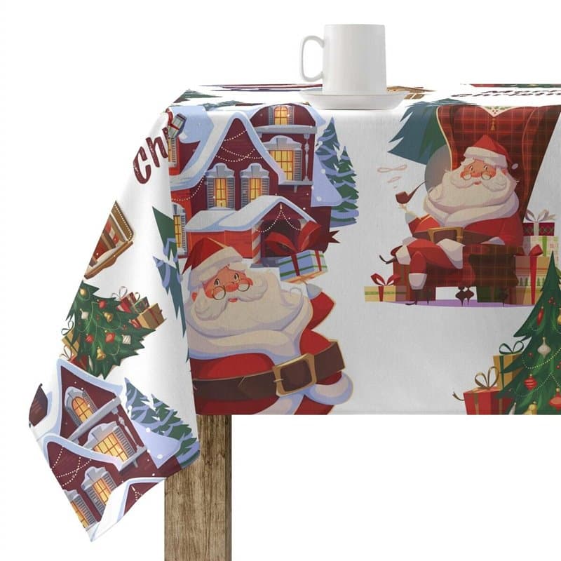 Nappe enduite antitache Belum Papa Noel Multicouleur 300 x 150 cm - Image 1