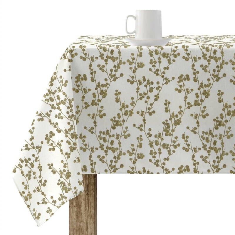 Nappe enduite antitache Belum Tree Gold Multicouleur 150 x 150 cm - Image 1