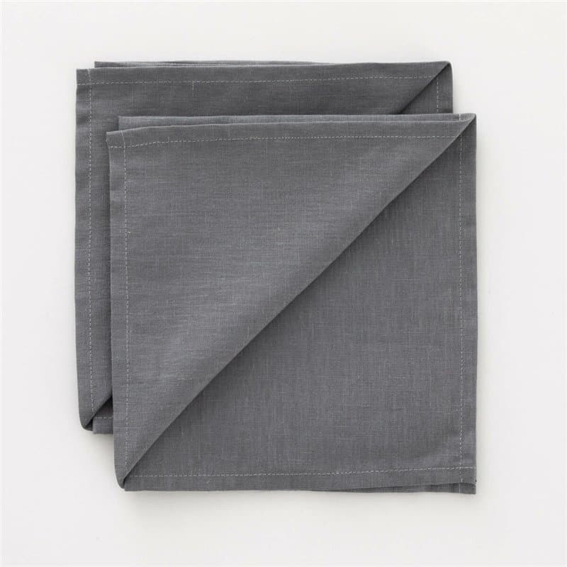 Servillettes Belum Multicouleur Anthracite Lin 50 x 50 cm 2 Unités - Image 1
