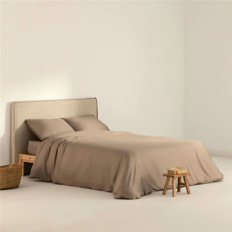 Housse de Couette SG Hogar Greige 300 Fils 200 x 200 cm - Image 1