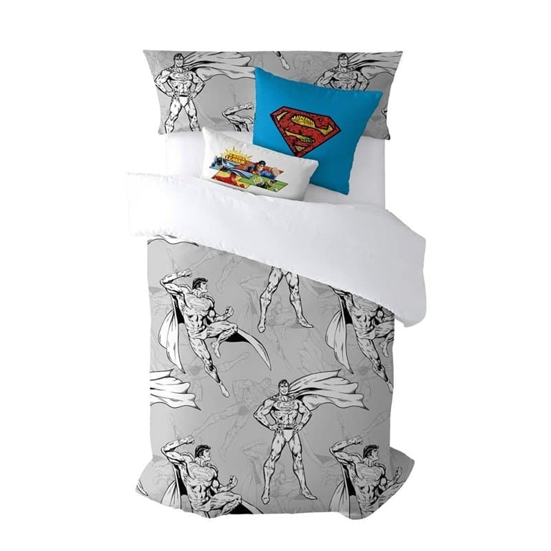 Housse de Couette Superman Superman Gris 175 Fils 240 x 220 cm - Image 1