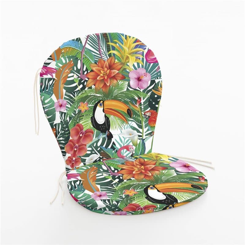 Coussin de chaise Belum 0120-397 Multicouleur 48 x 5 x 90 cm Tucán - Image 1