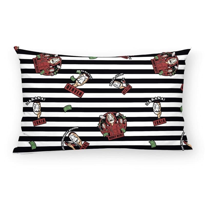Housse de coussin La casa de papel Chibi C Multicouleur 30 x 50 cm - Image 1