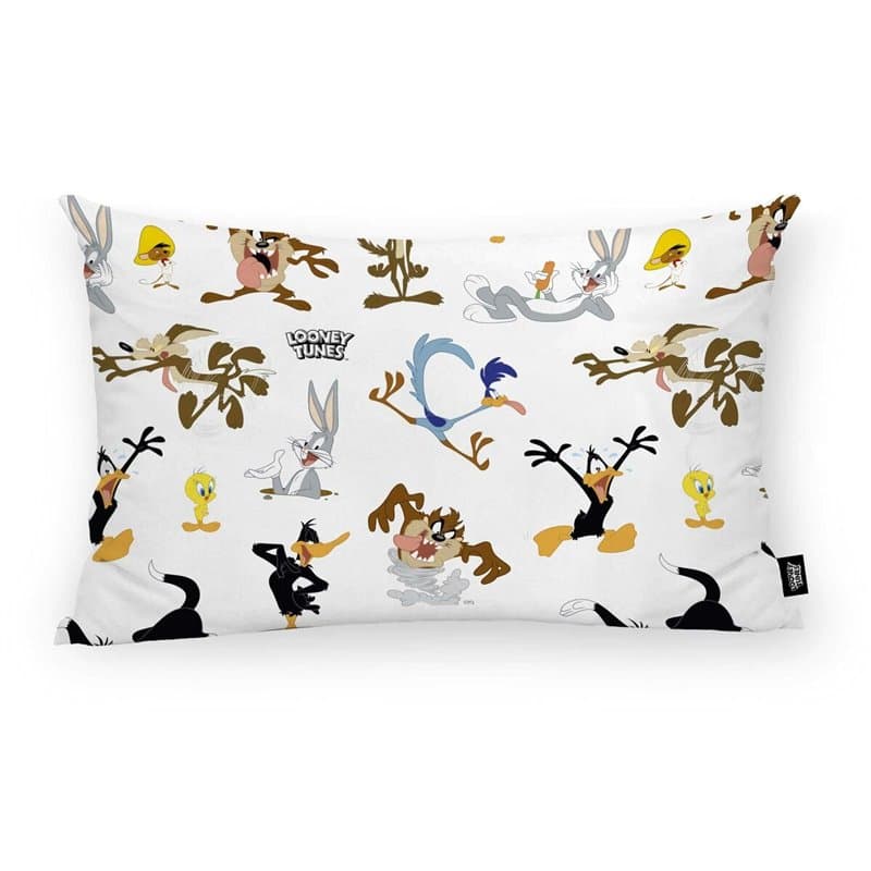 Housse de coussin Looney Tunes Looney Characters C Blanc Multicouleur 30 x 50 cm - Image 1
