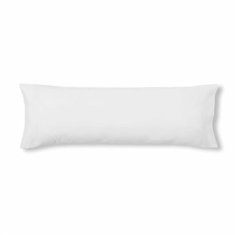 Taie d'oreiller Decolores Liso Blanc 175 Fils 45 x 125 cm - Image 1