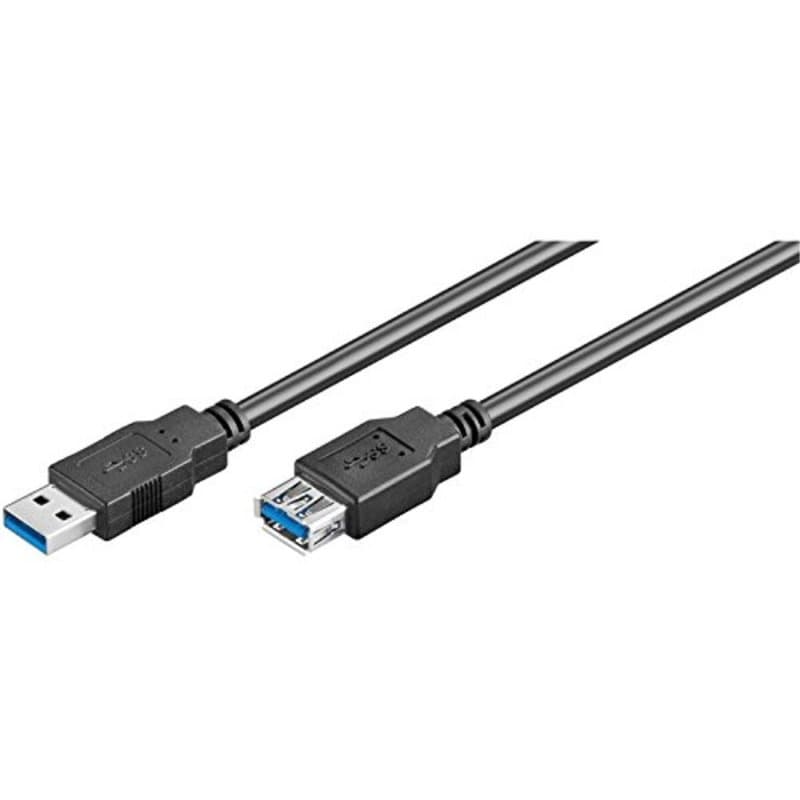 Ewent EC1007 câble USB 1 m USB 3.2 Gen 1 (3.1 Gen 1) USB A Noir - Image 1