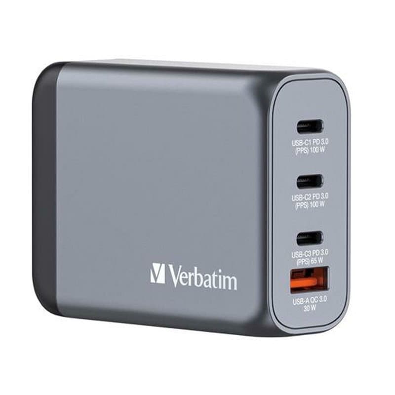 Verbatim GNC-100 Universel Noir, Gris Secteur Charge rapide Intérieure - Image 1