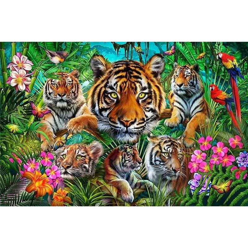 Puzzle Educa Tiger jungle 500 Pièces - Image 1