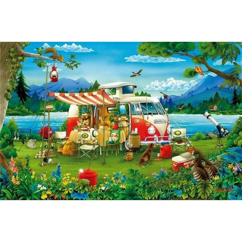 Puzzle Educa Holidays in the countryside 1000 Pièces - Image 1