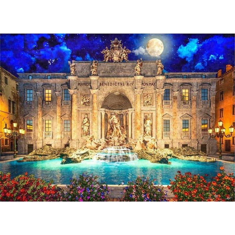 Puzzle Educa Fontana Di Trevi 1000 Pièces - Image 1