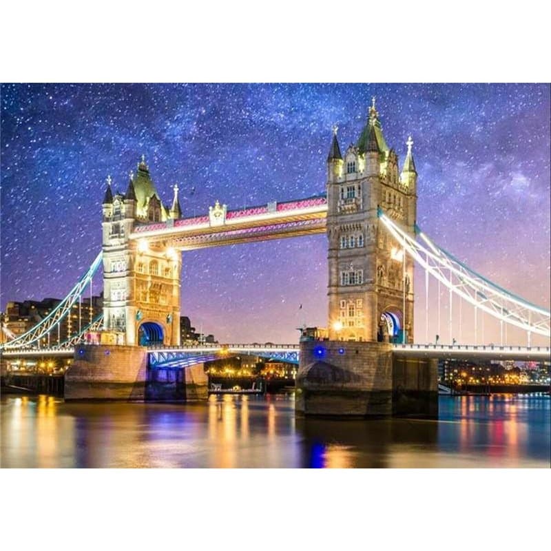 Puzzle Educa Tower Bridge Neon 1000 Pièces - Image 1
