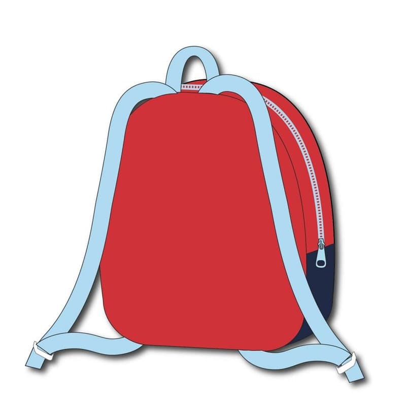 Cartable Minnie Mouse Rouge 18 x 22 x 8 cm - Image 1