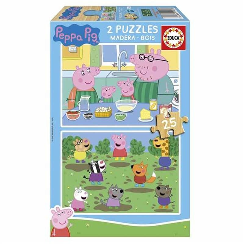 Puzzle Enfant Peppa Pig 25 Pièces - Image 1
