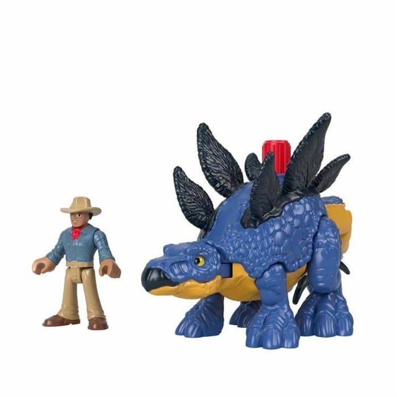 Fisher-Price Imaginext Jurassic World Stégosaure et le Dr Grant - Image 1