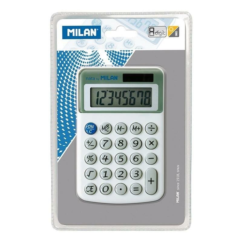 Calculatrice Milan 40918BL Blanc - Image 1